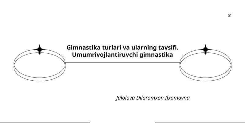 Gimnastika turlari va ularning tavsifi