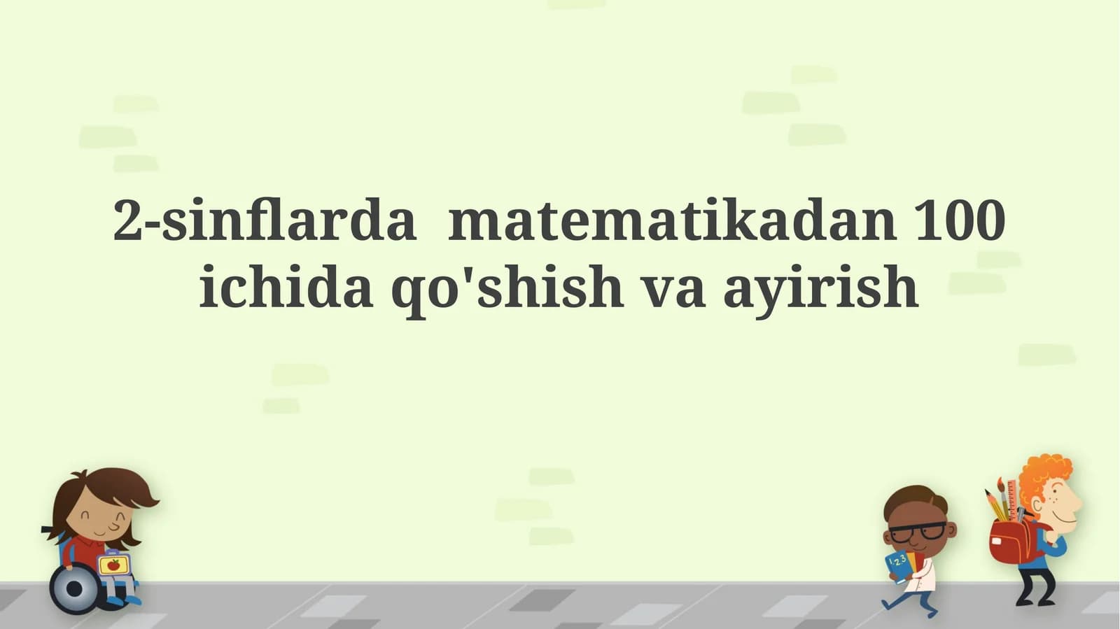 O'nlik Sistema Ichida Hisoblash