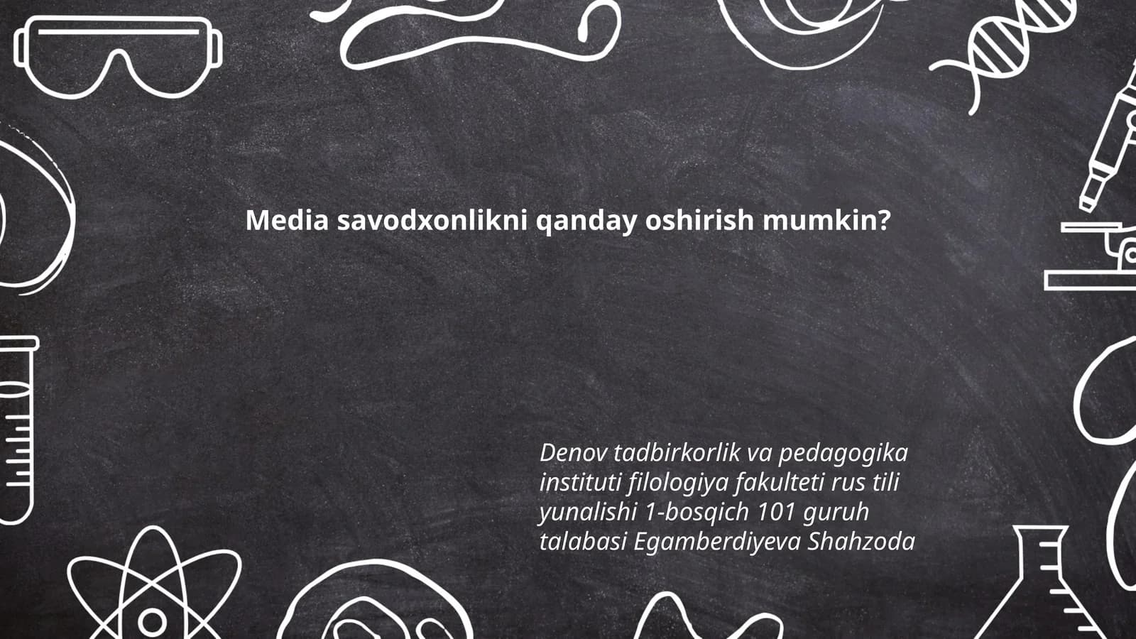 Media savodxonlikni qanday oshirish mumkin?