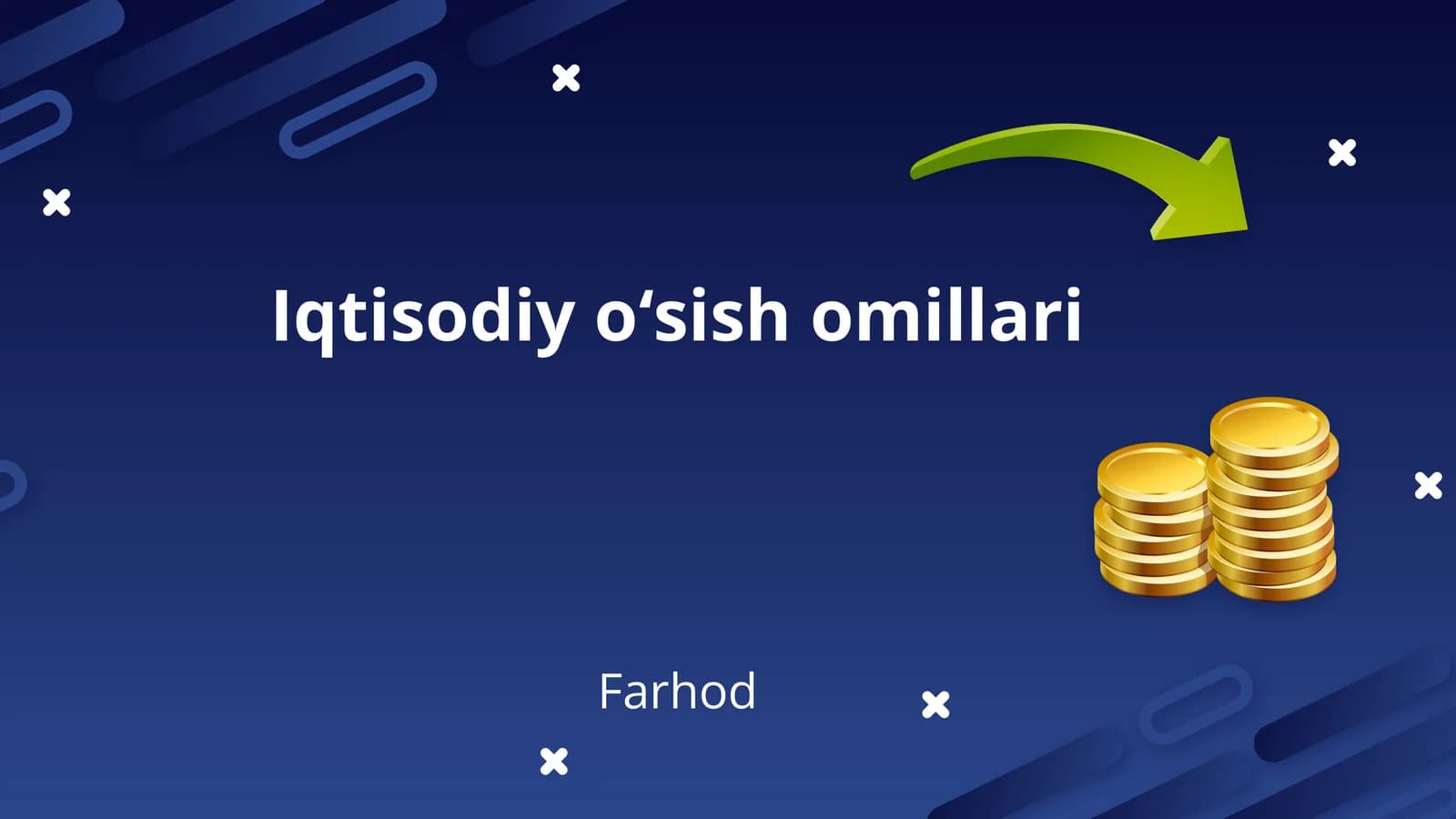 Iqtisodiy o'sish omillari