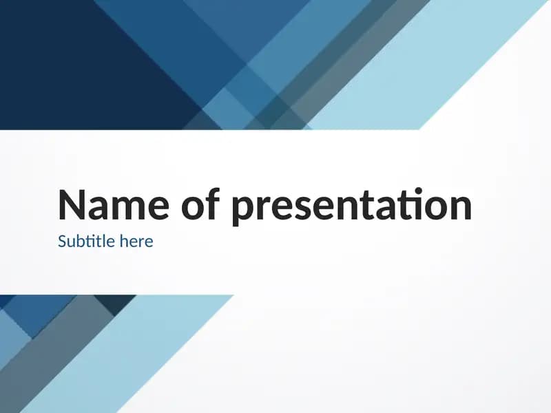 Name of presentation