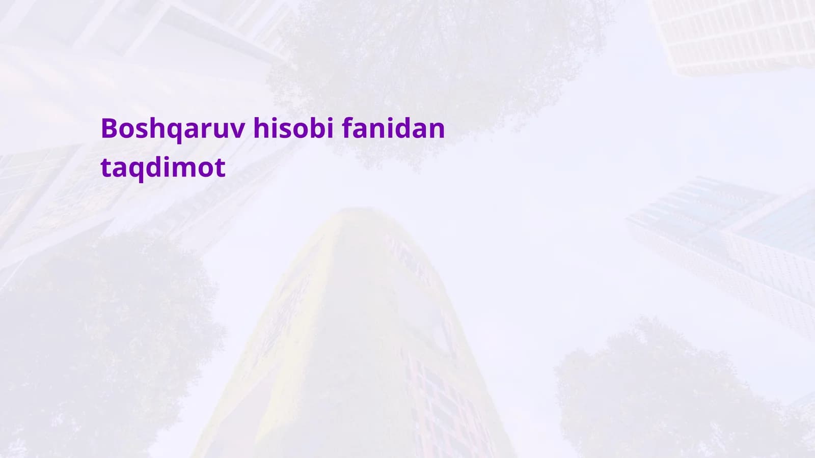 Ustama xarajatlarni taqsimlash