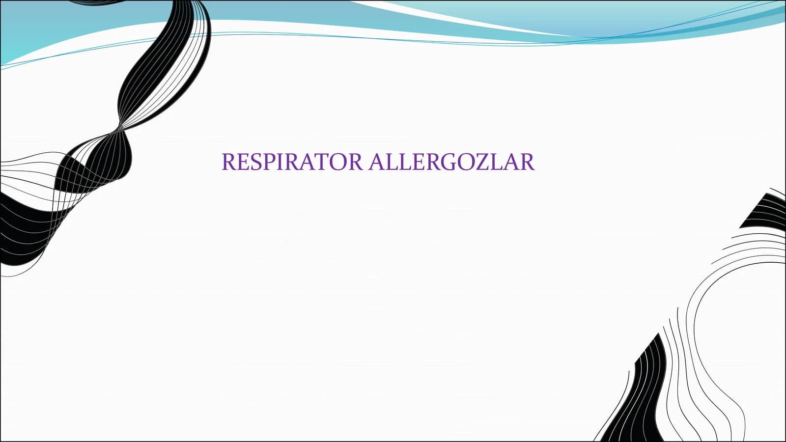 RESPIRATOR ALLERGOZLAR
