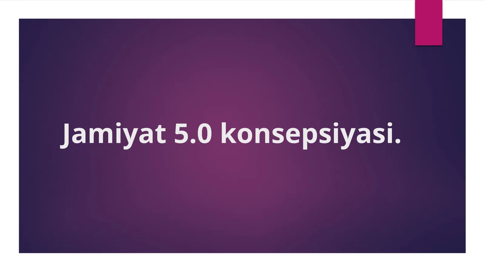 Jamiyat 5.0 konsepsiyasi.