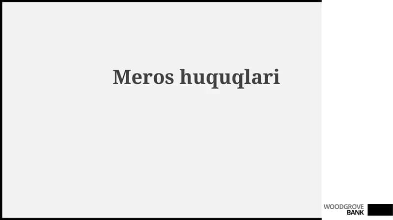 Meros huquqlari