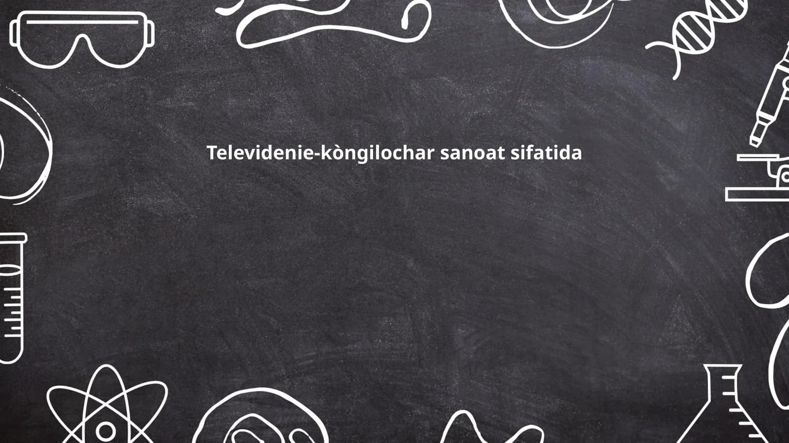 Televidenie-kòngilochar sanoat sifatida