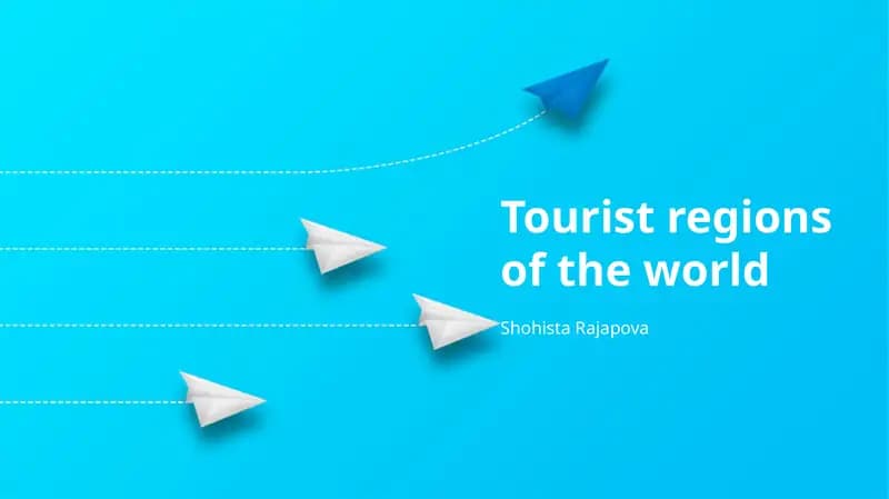 Tourist regions of the world