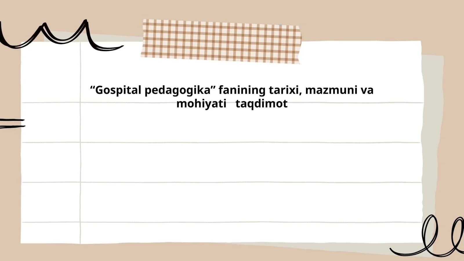 Gospital pedagogika