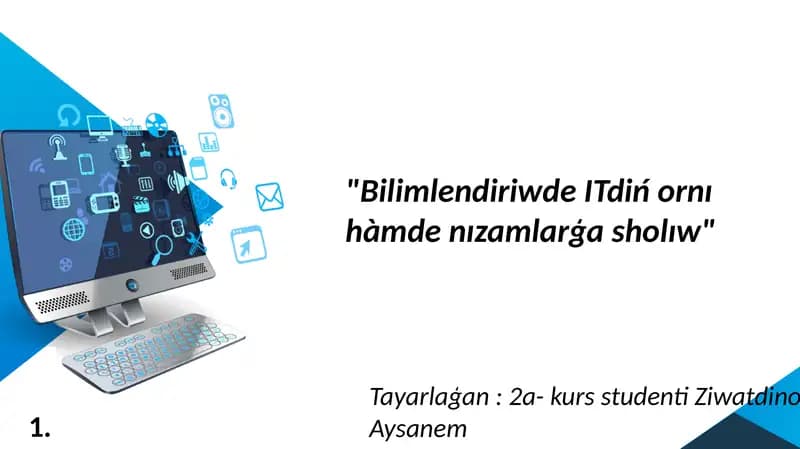 Informaciya texnologiyalari (IT)