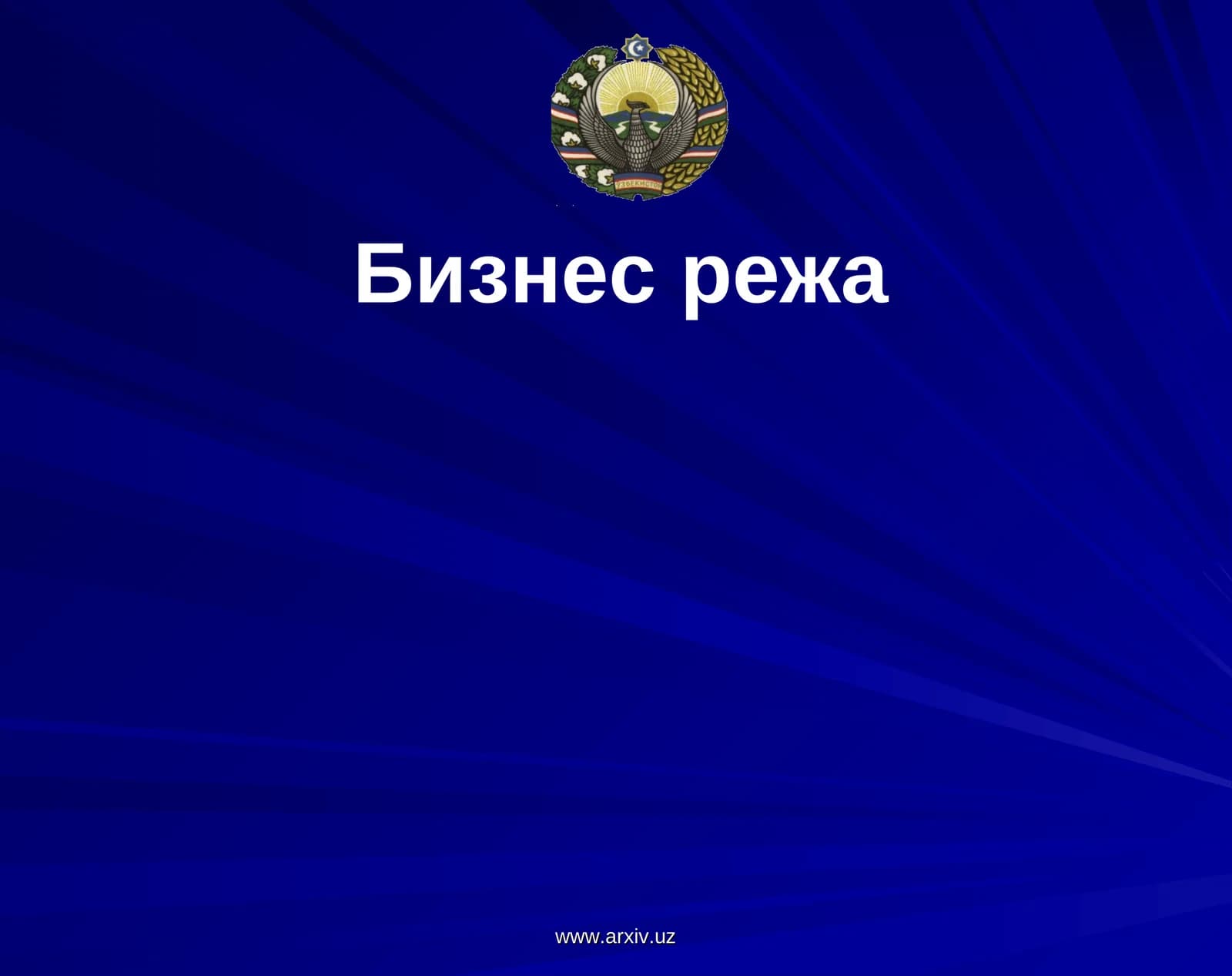 Бизнес-режа