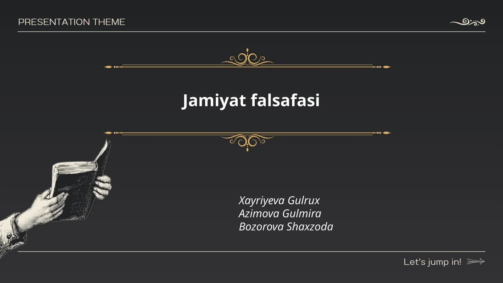 Jamiyat falsafasi