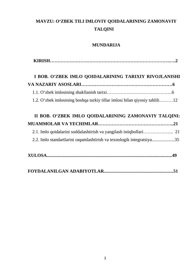 O‘zbek Tili Imloviy Qoidalari