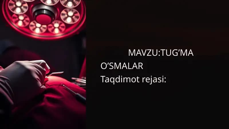 Tug’ma O’smalar