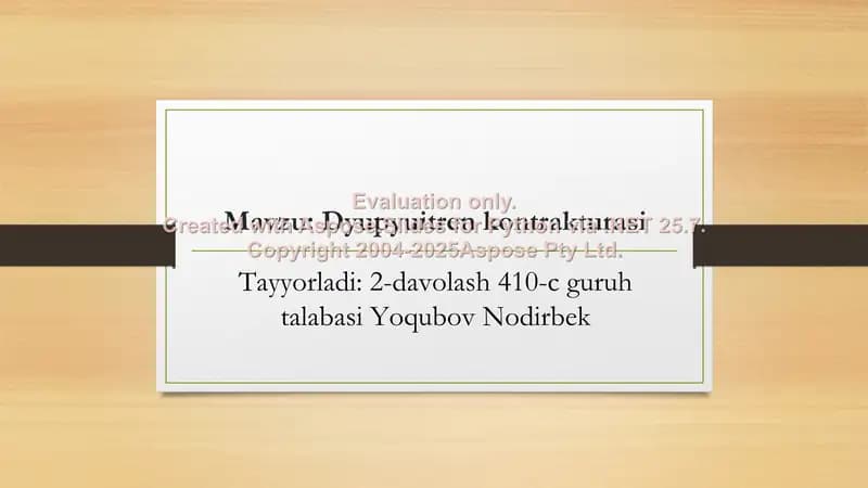 Dyupyuitren kontrakturasi
