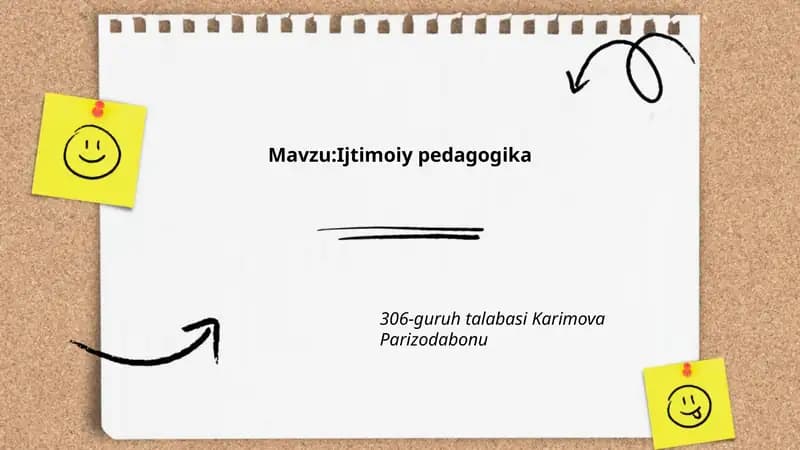 Ijtimoiy Pedagogika