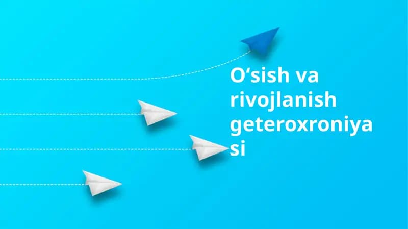 Geteroxroniya va Sun'iy tanlanish