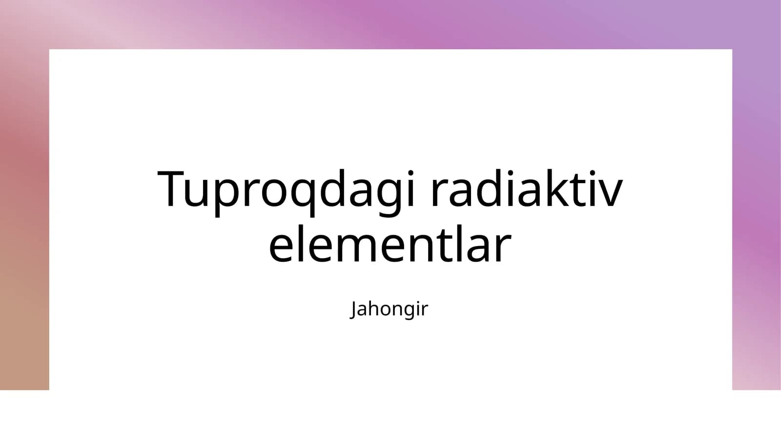 Galloid Elementlar
