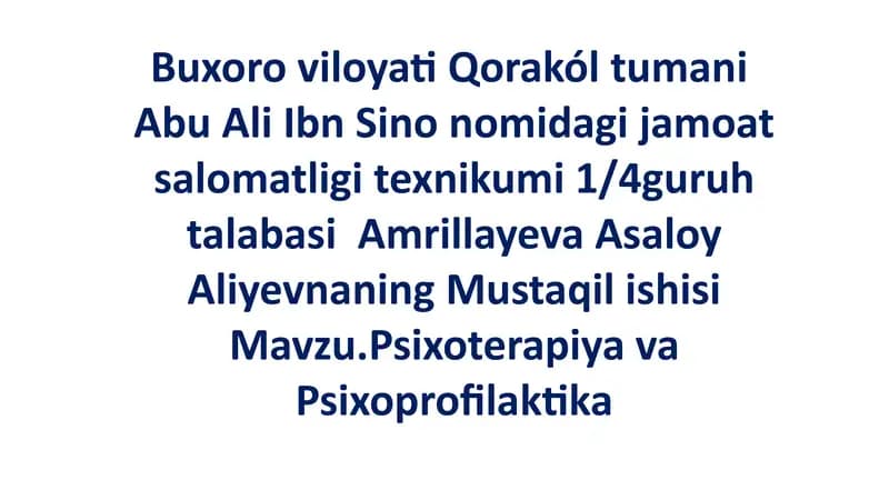 PsixoterapiyavaPsixoprofilaktika