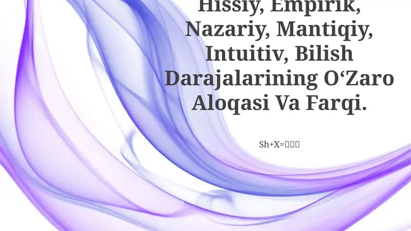 Bilimning tabiati