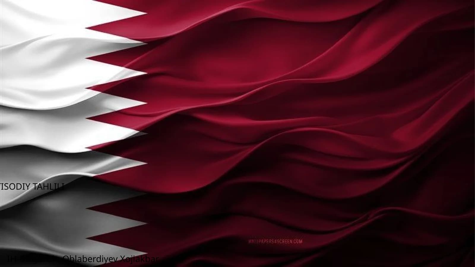 QATAR IQTISODIY TAHLILI
