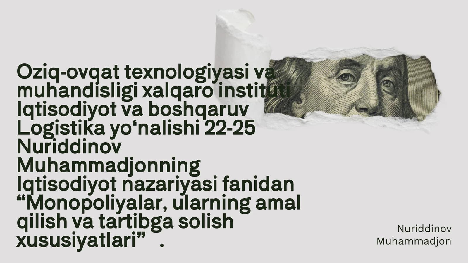 Monopoliyalarning Iqtisodiy Ta'siri