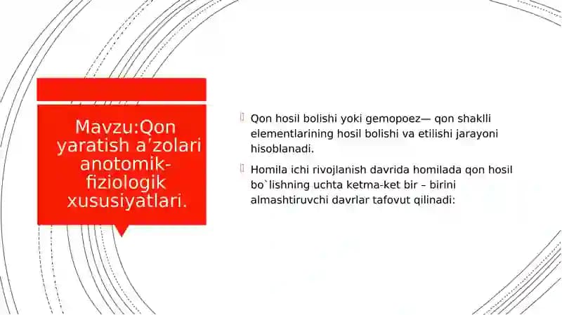 Qonyaratisha’zolarianotomik-fiziologikxususiyatlari