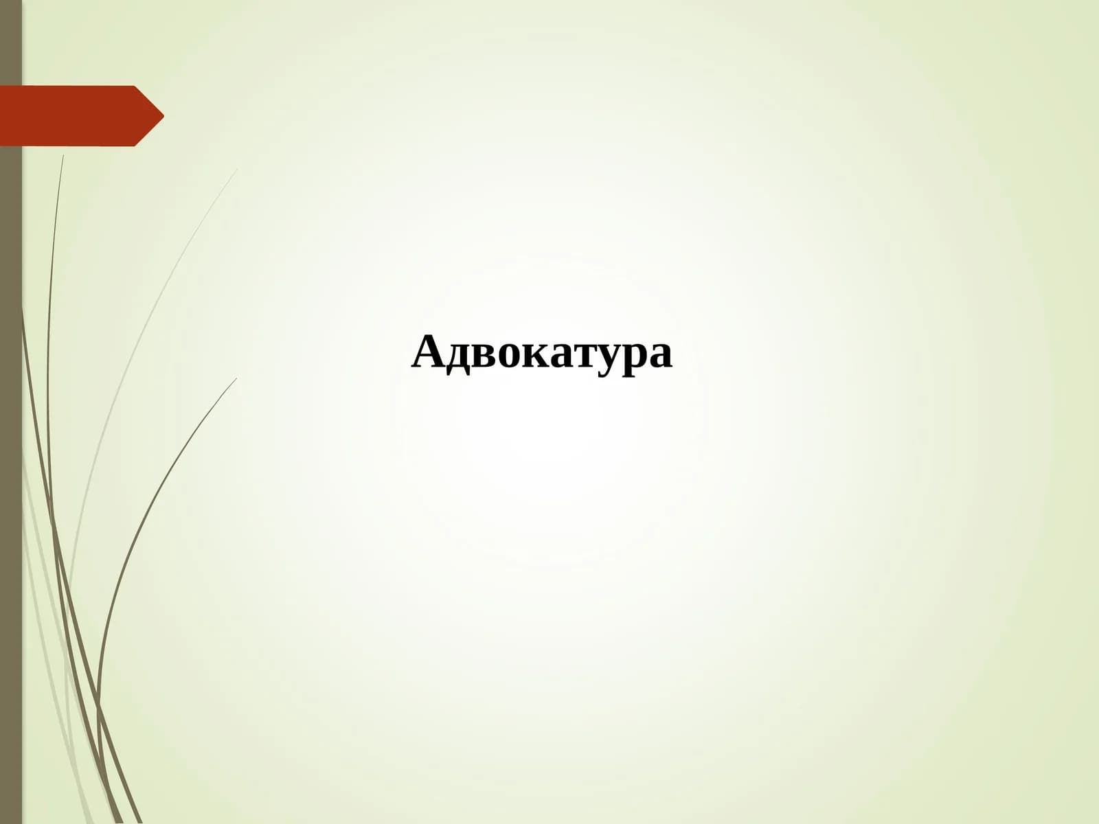 Адвокатура