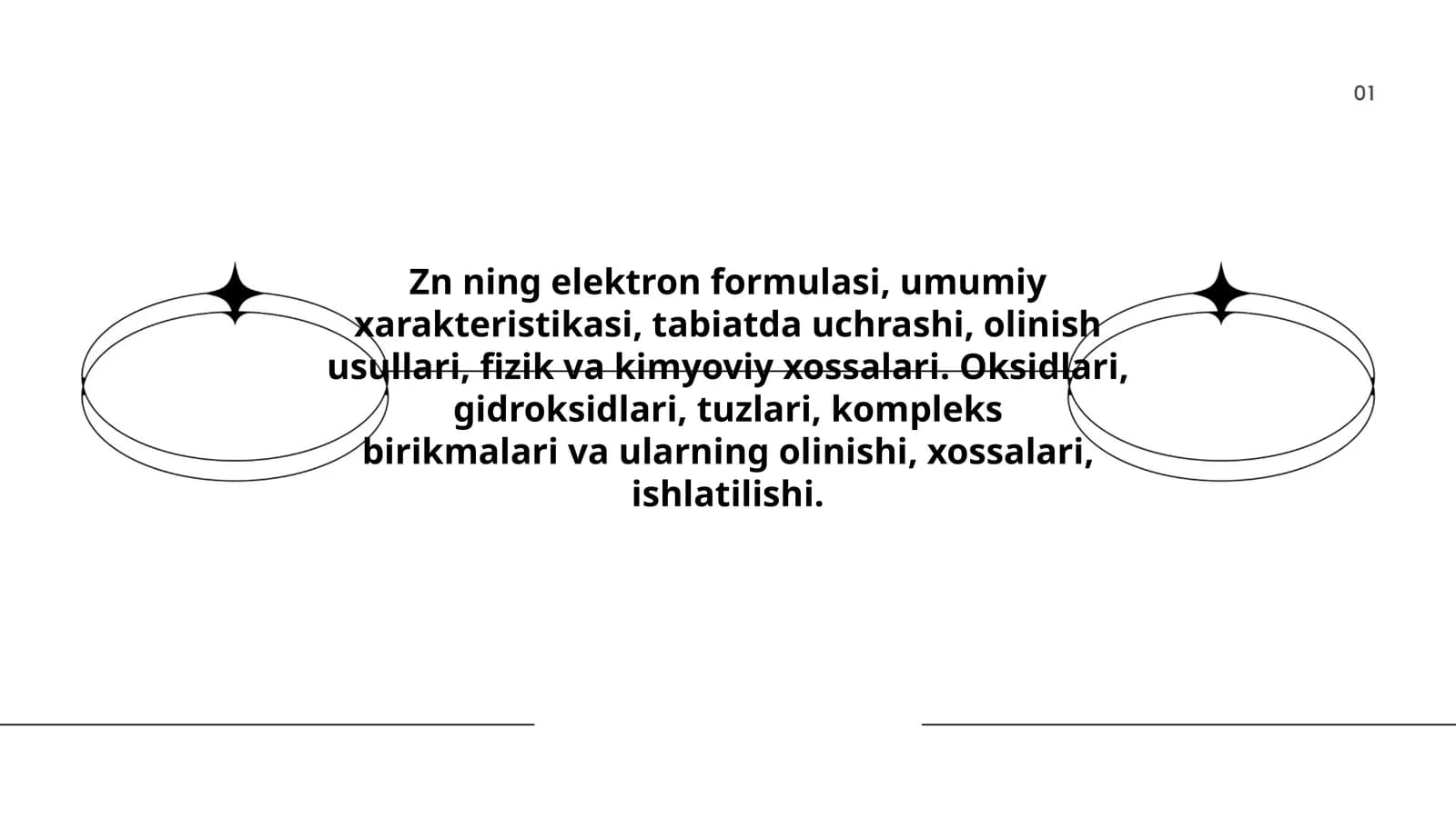 Zn ning elektron formulasi