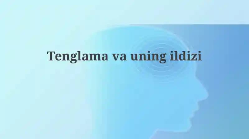 Tenglamavauningildizi