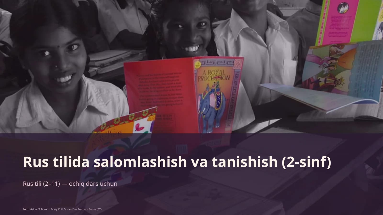 Rus tilida salomlashish va tanishish (2-sinf)