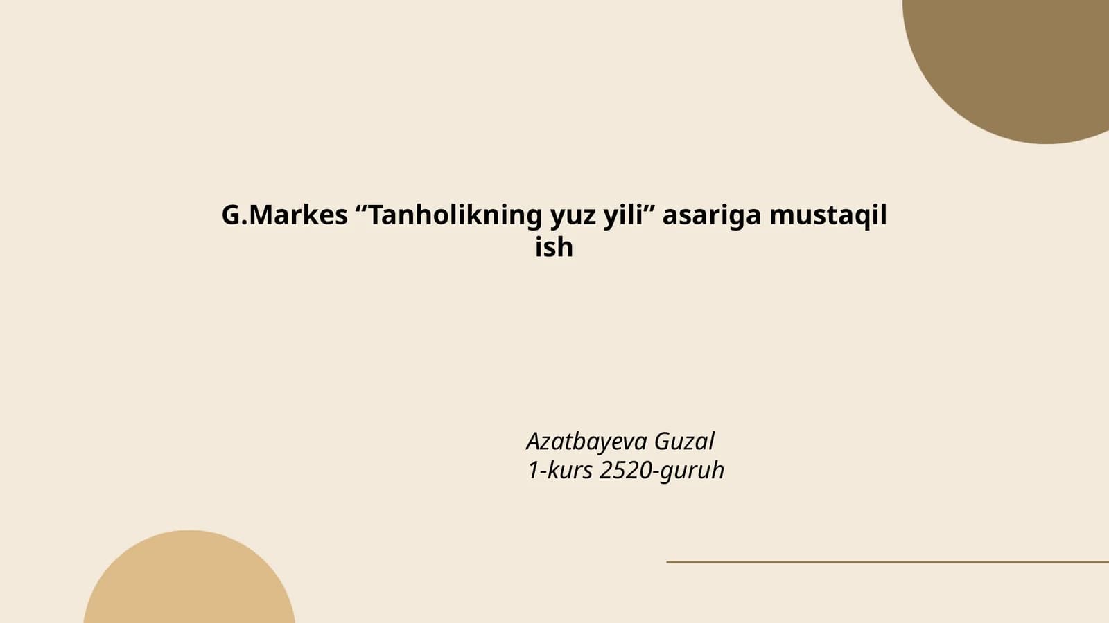 Tanholikning yuz yili