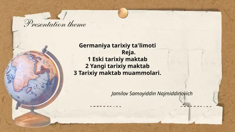Germaniya tarixiy ta'limoti