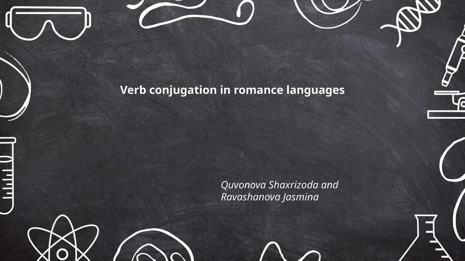 Verb conjugation in romance languages