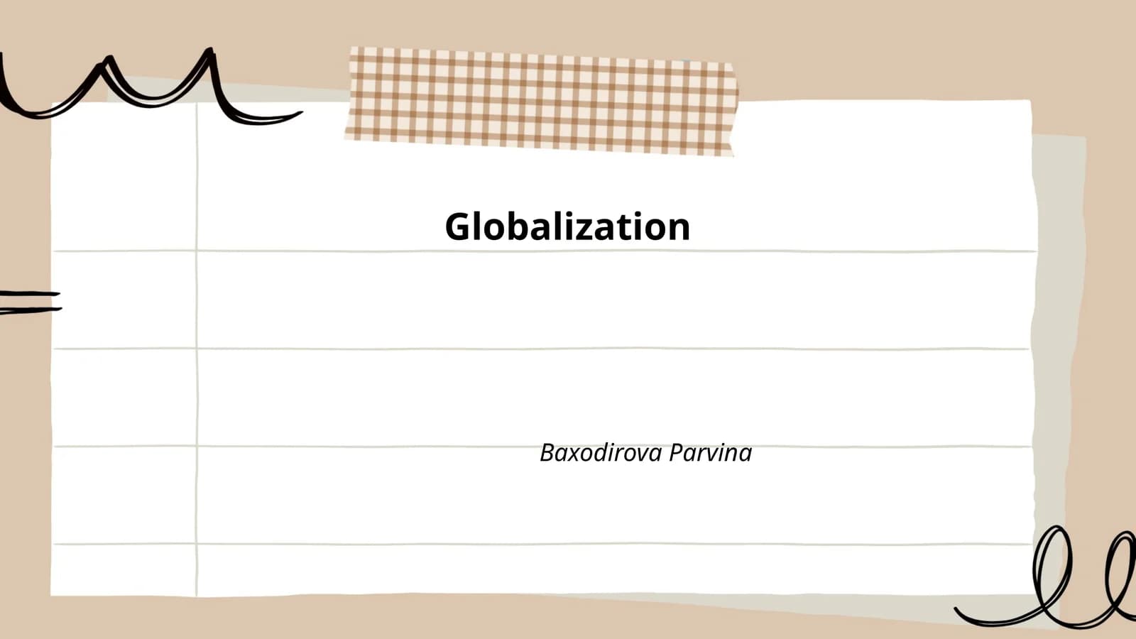 Globalization