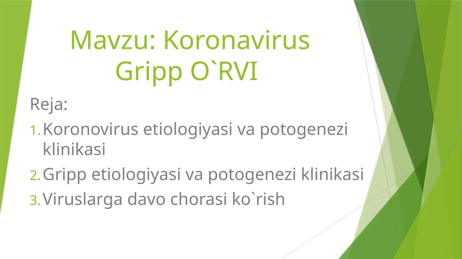 KoronavirusGripp O`RVI