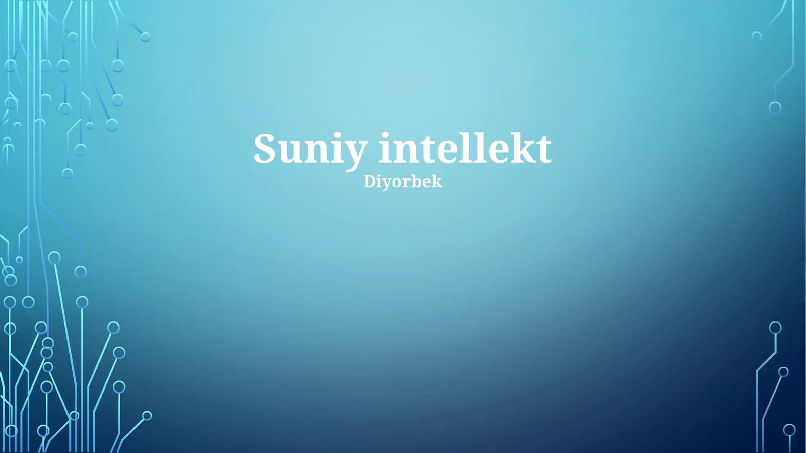 Suniy intellekt