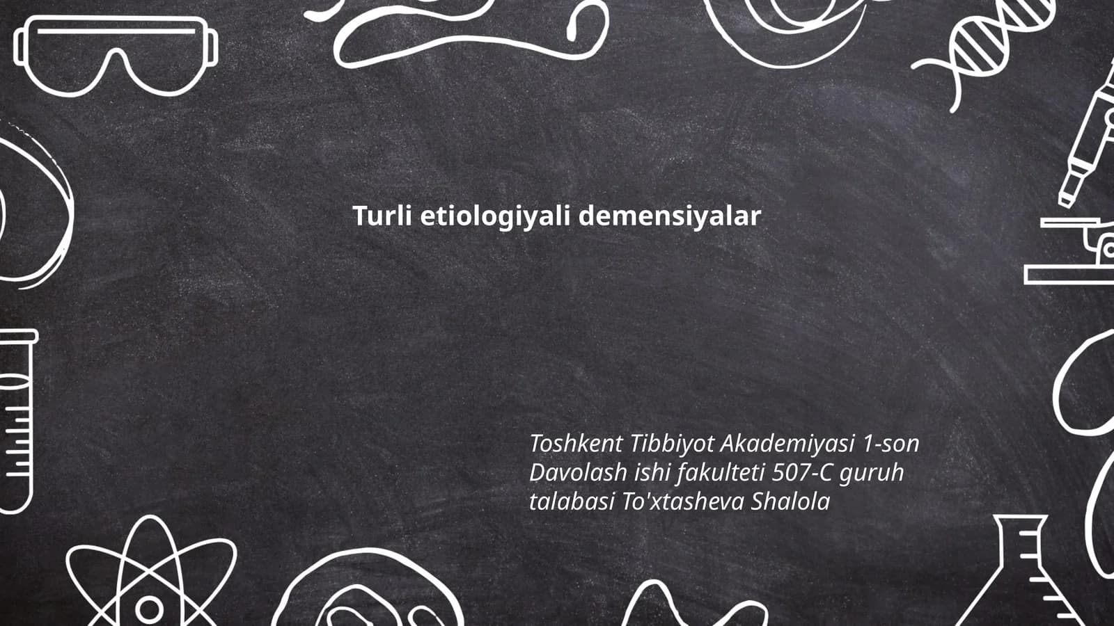 Turli etiologiyali demensiyalar