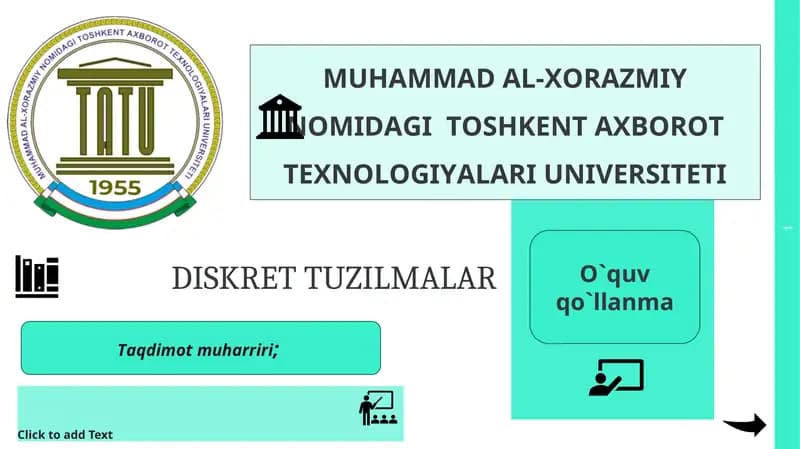 Diskret Tuzilmalari