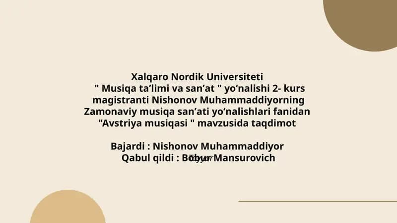 Avstriya musiqasi