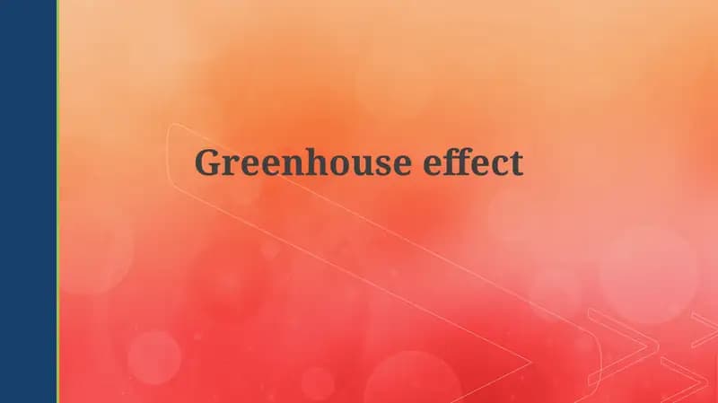 Greenhouse effect