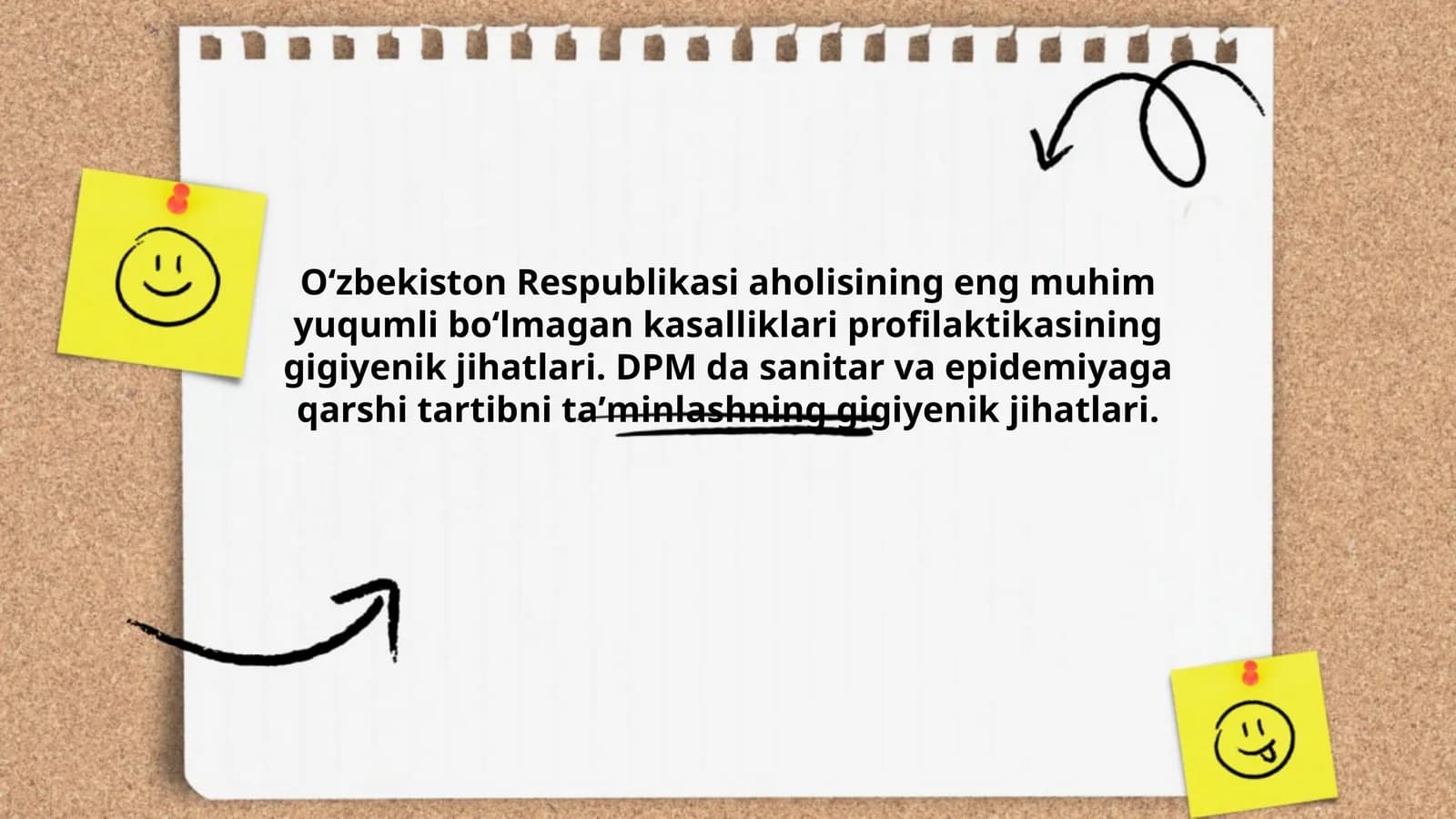 Gigiyenik jihatlari