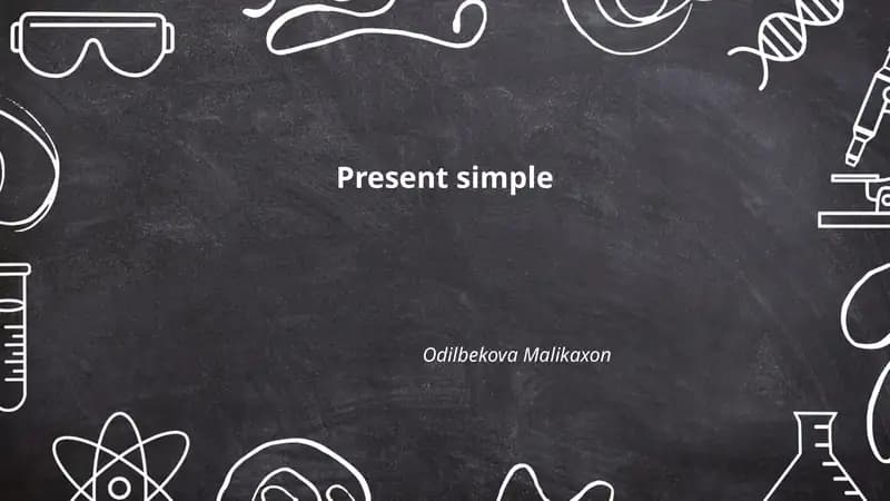 Present simple