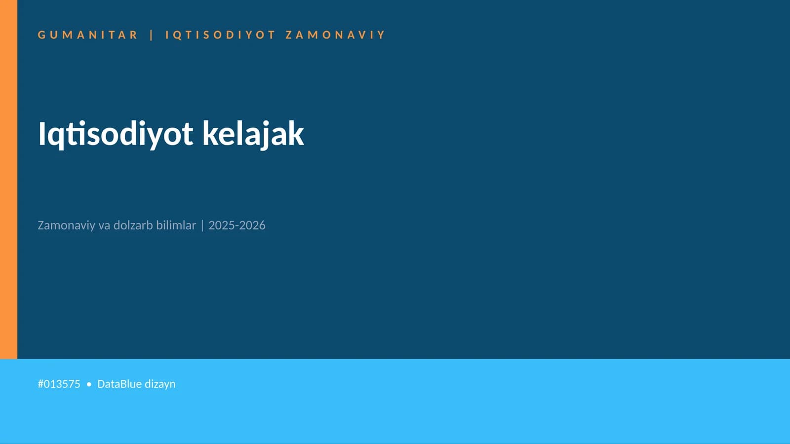 Iqtisodiyot kelajak