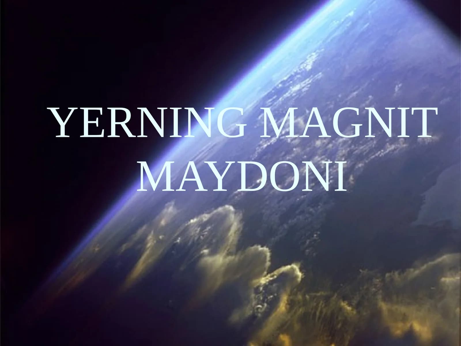 Yerning magnit maydoni