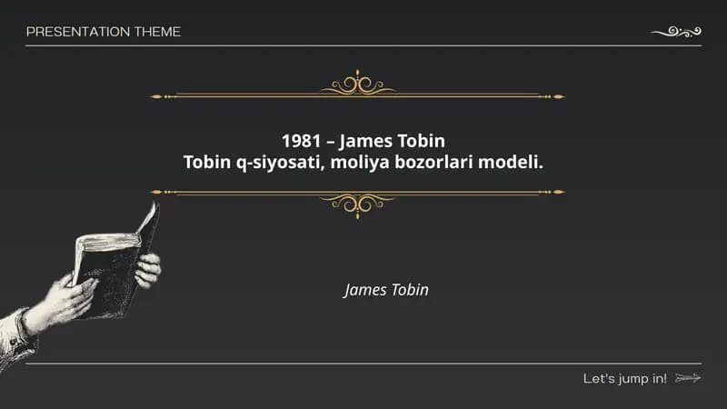 Tobin q-siyosati, moliya bozorlari modeli