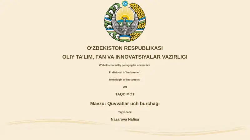 Quvvatlar uch burchagi