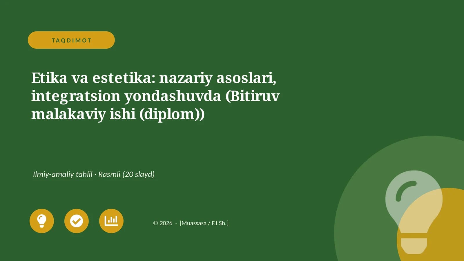 Etika va estetika: nazariy asoslari, integratsion yondashuvda