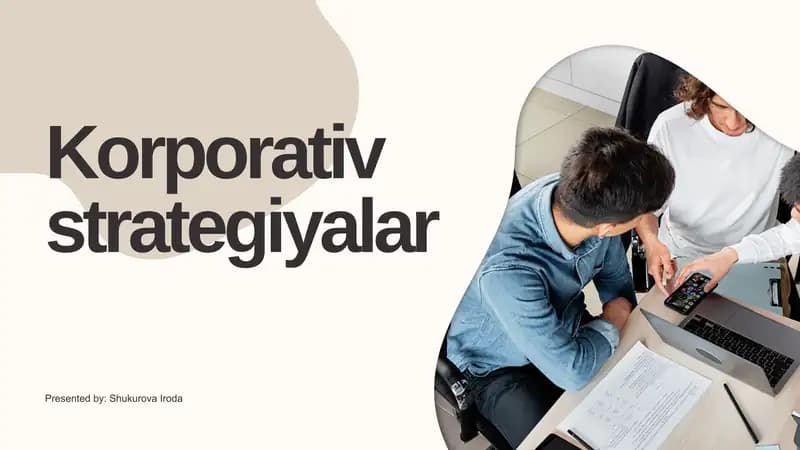 Korporativ strategiyalar