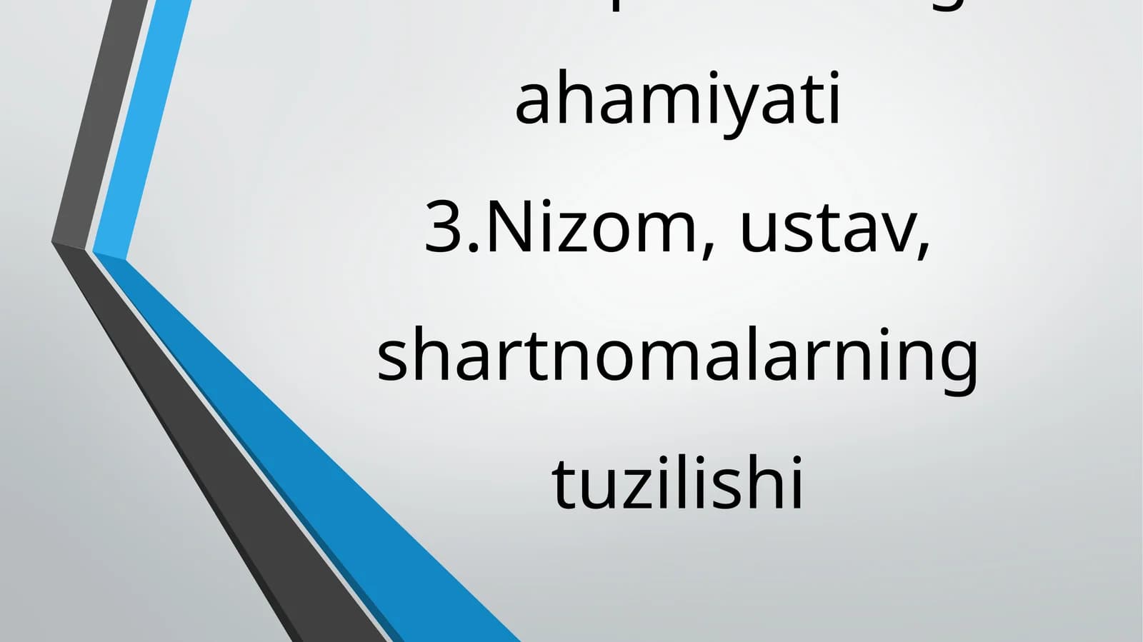 Guvohnoma va uning zaruriy qismlari