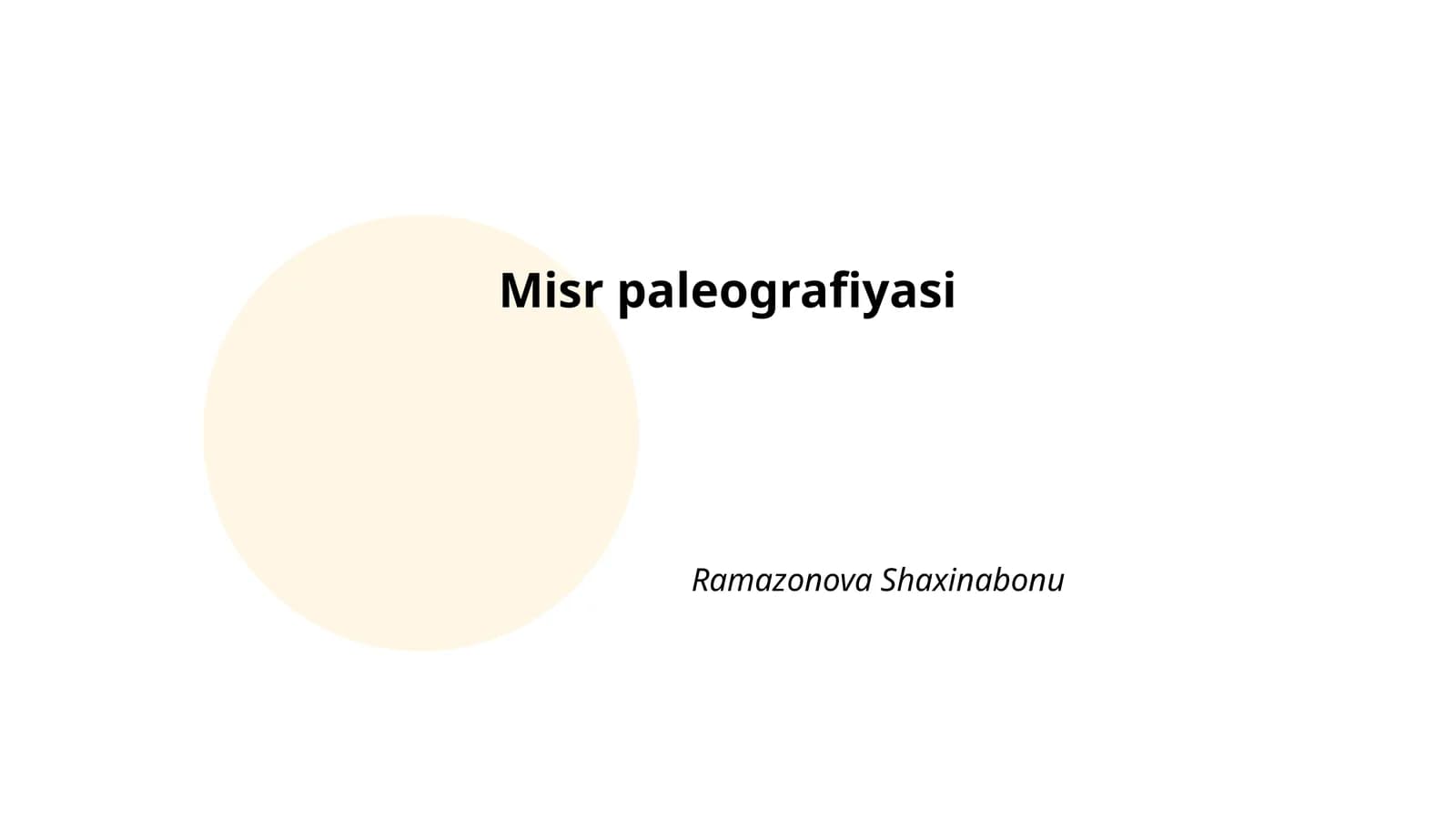 Misr paleografiyasi